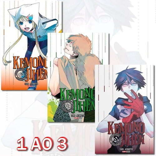 Kemono Jihen - Incidentes Sobrenaturais 1 Ao 3! Mangá Panini! Novo E Lacrado!