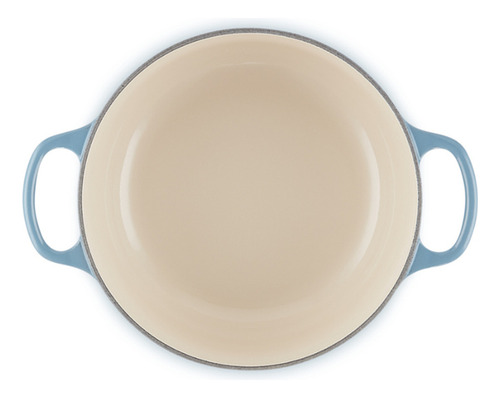 Panela Redonda Signature Pegador Dourado Le Creuset Chambray