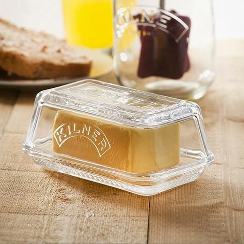 Imagen 2 de 3 de Mantequillero Vidrio Kilner 250 Gr.