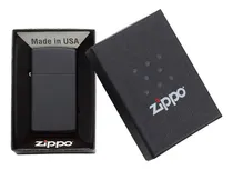Comprar Encendedor Zippo Slim Negro Mate Mz1618