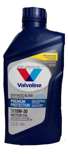 Aceite 20w50 15w40 10w30 Semi Sintetico 2litr Valvoline Acme