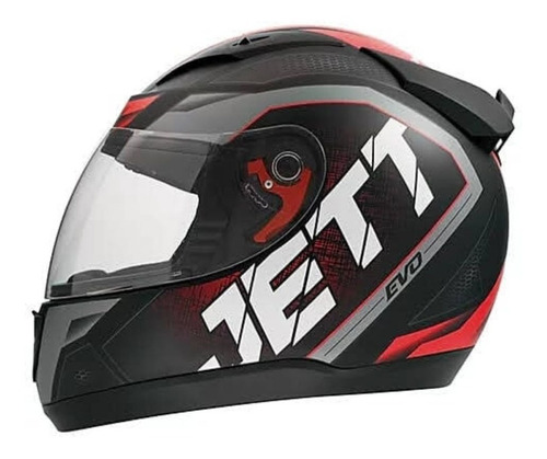 Capacete Jett Evo Line Vermelho - Fosco Tamanho 58 Cap-693vm