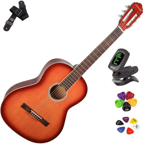 Violão Acústico Giannini Clássico Nylon Gn-15 Ts + Kit7