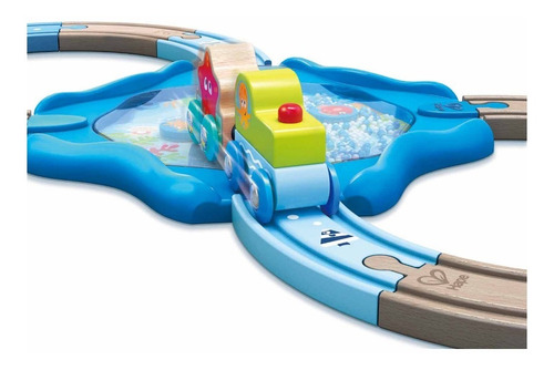 Imagen 3 de 5 de Circuito De Tren Figura Marina -kit Juguete Hape -