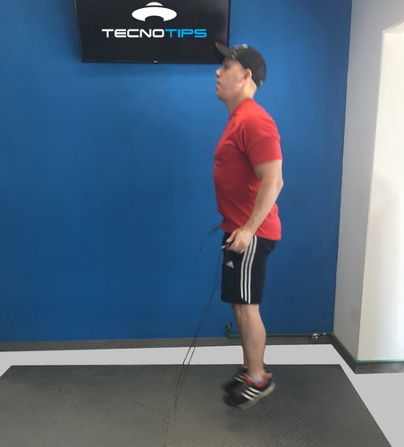 Imagen 6 de 10 de Soga Saltar Regulable Acero Rotor Cardio Box Tecnotips ®