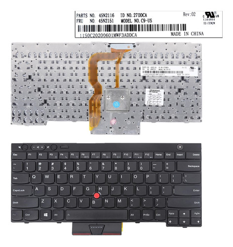 Teclado Lenovo Thinkpad T430 T530 X230 Us Nextsale Munro