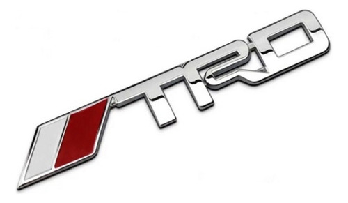 Trd - Emblema Adhesivo Cromado 