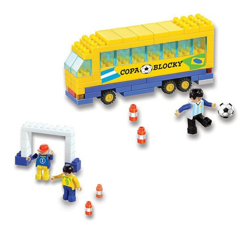 Imagen 2 de 4 de Blocky Futbol 1 90 Pzs 01-0621 Bloques Ladrillos Edu