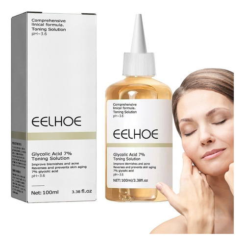 Ee Solución Tonificante Ácido Glicólico Rejuvenece Facial