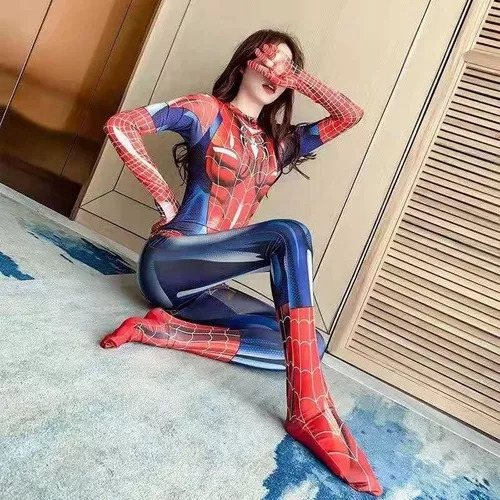 Mono Ajustado Para Cosplay De Spiderman