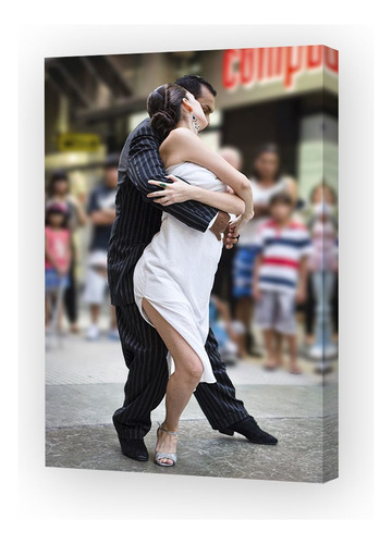 Cuadro Canvas Pareja Bailando Tango Argentina Cultura2