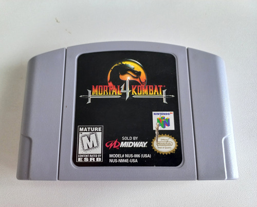 Mortal Kombat 4 Original Cib Completo Nintendo 64 (Usado)