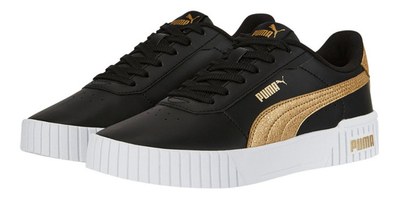 Tenis Puma Negros Dorado | MercadoLibre 📦