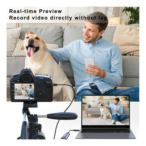 Audio Capture Card Usb 3.0 Hdmi To Usb C, Capture
