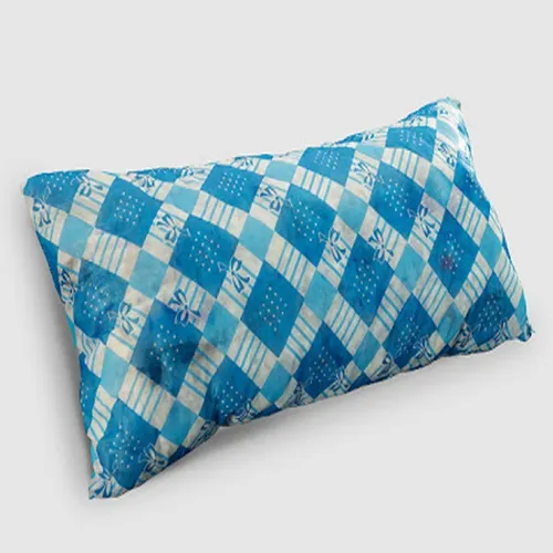 Almohada De Copos De Goma Espuma 70 40cm Funda Friselina
