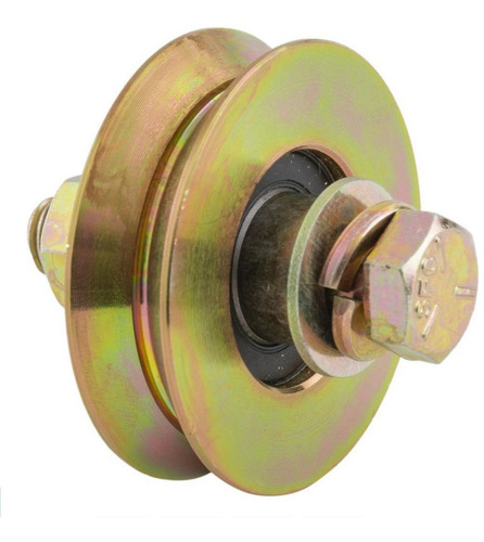 Imagen 1 de 5 de Pack Rueda Para Porton Con Perno 70mm (2pcs)
