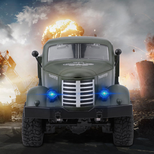 1/16 Model Remote Control Six Wheel Drive Military Truck Rc