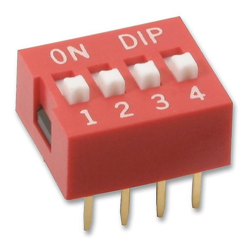 Dip Switch 4 Posiciones Interruptores Arduino Nubbeo