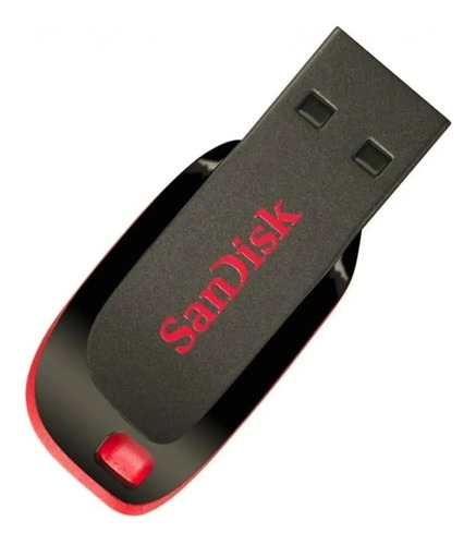 Imagen 4 de 4 de Pendrive Sandisk 32gb Cruzer Blade Usb 2.0 Negro