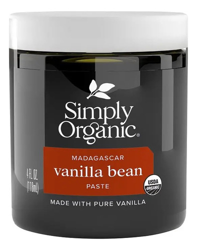 Simply Organic Vanilla Bean Paste Pasta Vainilla 118ml