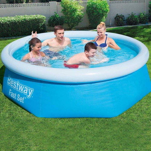Piscina Inflável Vinil Fast Set 2300 L 6 Pessoas Bestway Cor Única