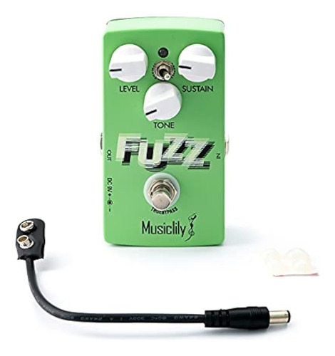 Musiclily Pro Octave Fuzz Guitar Effects Pedal Dc 9v Adapter