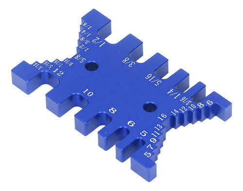 Pinza De Espiga Dovetail Jig, Escala Imperial Métrica De Alu