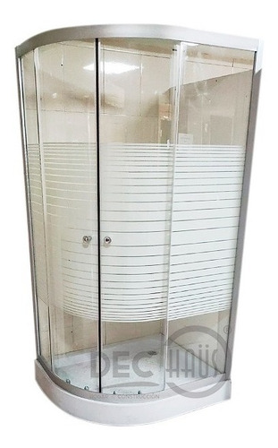 Shower Door Curvo Con Receptaculo 80x100x194/ Dec-haus