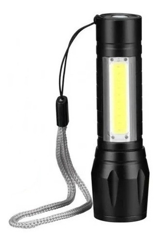 Lanterna Compacta Tática Luz Led Ar Livre A Prova D'água Luz Branco