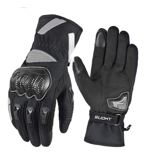 Guante Motocicleta Suomy Wp-06 Invierno Impermeable Touch 