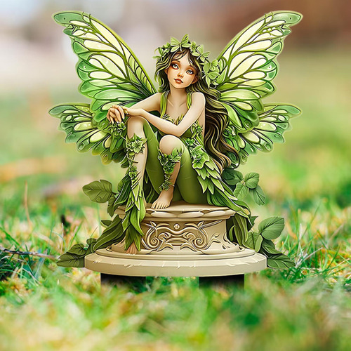Estaca De Jardín De Hadas, Decoración De 2d, Regalo