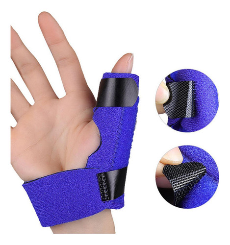 Fractura Mano Mano Derecha Izquierda Metal Azul Izquierda