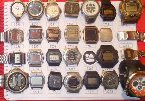 Lote 12 Sucatas Casio E Outros- Máquina Do Tempo