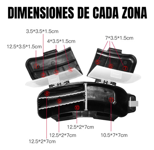 Portátil Estuche Caja Para Aparejos Señuelos Anzuelos Pesca