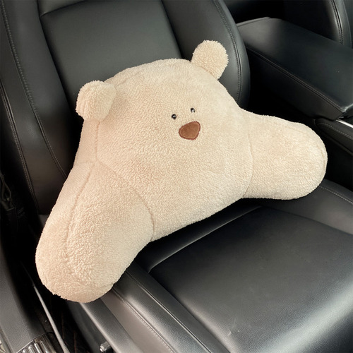 Cojín De Apoyo Lumbar Con Forma De Oso De Peluche B Car, Div