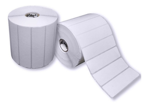 Imagen 1 de 6 de Etiqueta 4x1 (102x25 Mm) Transferencia Rollo 2000 Pz R1 C1