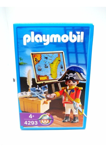 Playmobil 4293 Pirata Con Tesoro Y Accesorios Original 