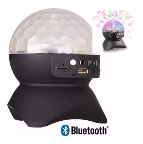 Caixa De Som Globo Bluetooth Led Dj Usb Fm Exbom Cs-a24bt