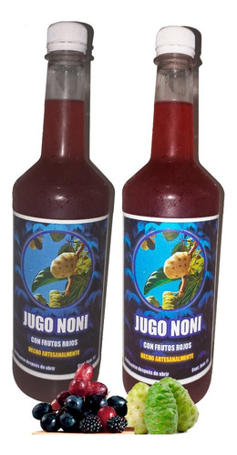 Pack De Jugo Noni Natural De 1 Lt. 2 Pzas