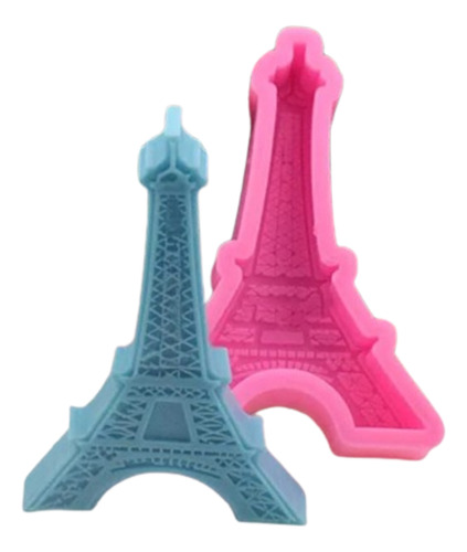 Molde De Silicón Torre Eiffel 15 Cm, Vela