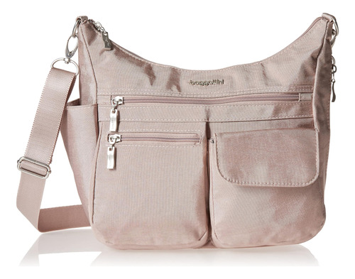 Baggallini Modern Everywhere Bag Para Mujer, Blush Shimmer, 