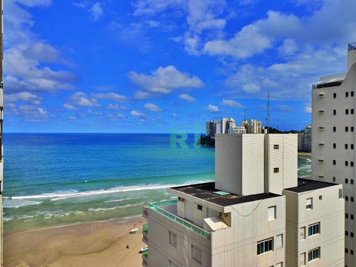 Imagem 2 de 26 de Apartamento Frente Mar, 3 Dormitórios, Sendo 1 Suíte E 1 Reversível, 1 Vaga, Piscina, Churrasqueira, Astúrias, Guarujá. - Ap0752