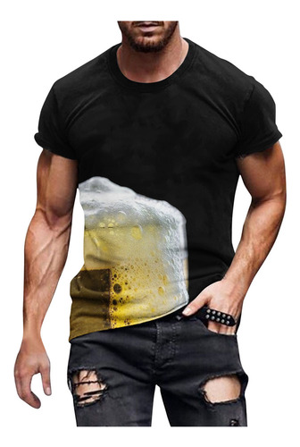 Camiseta M New Fashion Para Hombre 3d Sin Posicionamiento Be