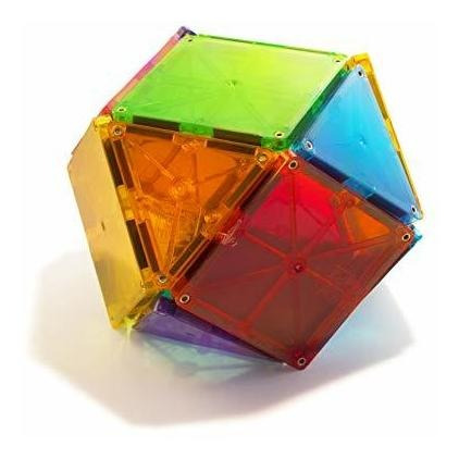 Juegos Magna-tiles - Juego De 32 Colores Transparentes, Las