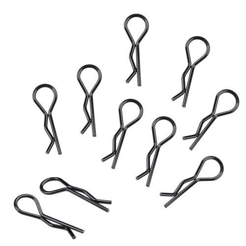 50 Clips Cuerpo Hobbypark Metal Rc Universales Botones Curva