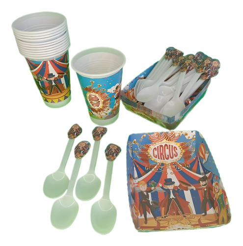 Kit Decoracion Circo 12inv. Leer Descripcion