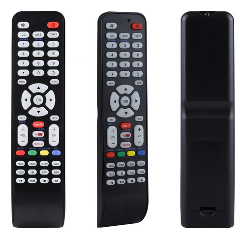 Control Remoto Atvio Smart Tv Letras Azules Pantalla