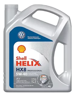 Aceite para motor Shell sintético 5W-40 Hx8 x 4 litros