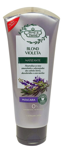 Máscara De Tratamento Matizante Blond Flores E Vegetais 250g
