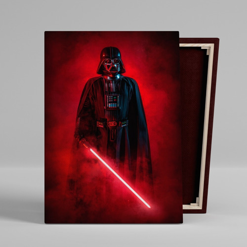 Cuadro Star Wars Darth Vader Canvas 60x40 Cm Cine